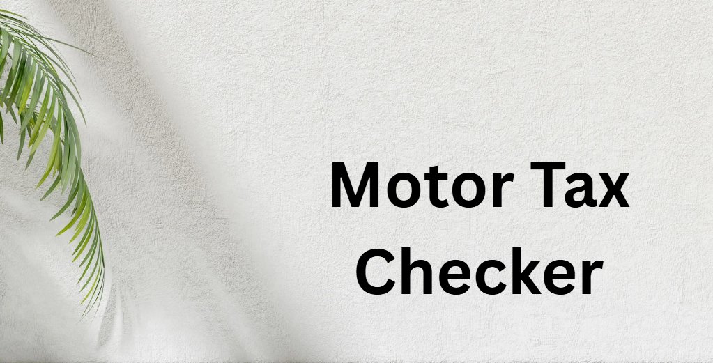 motor tax checker